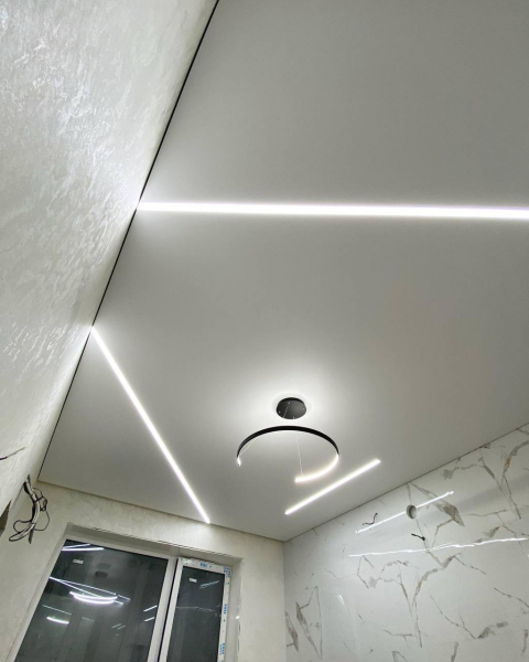 Матовый натяжной потолок