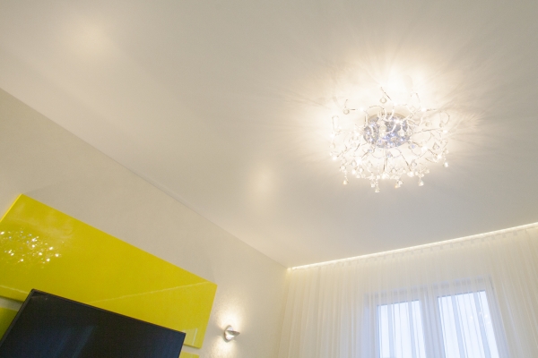 Сатиновые натяжные потолки