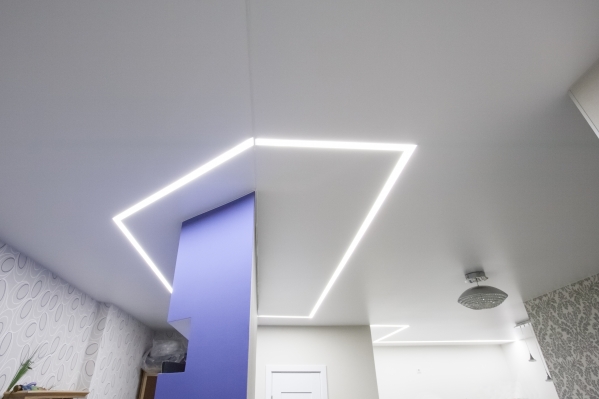 Сатиновые натяжные потолки